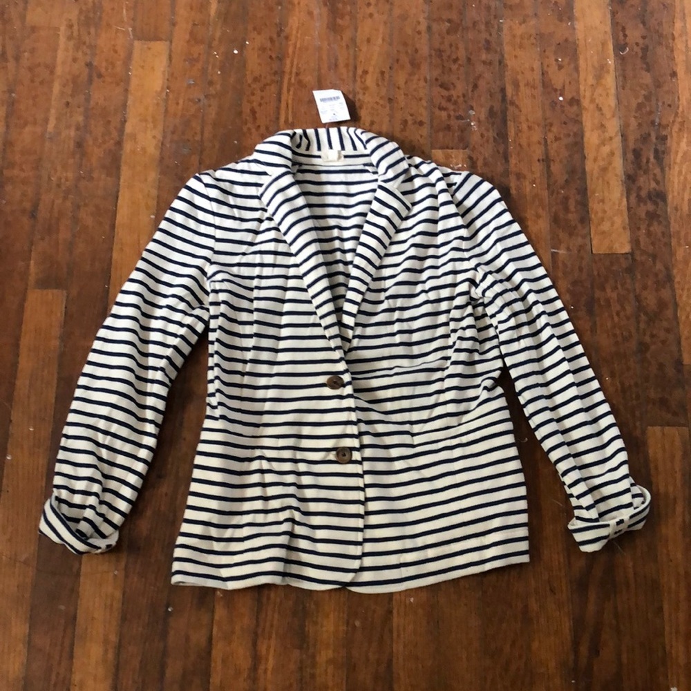 Sz S Jcrew NWT Knit Blazer